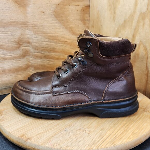 Birkenstock Footprints Leather Lace Up Ankle Boots Booties Size 38 US 8-8.5 - Picture 5 of 10